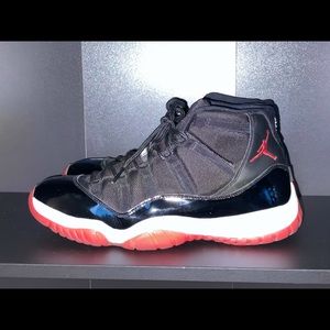 Jordan Bred 11 XI (2008), worn, no box.